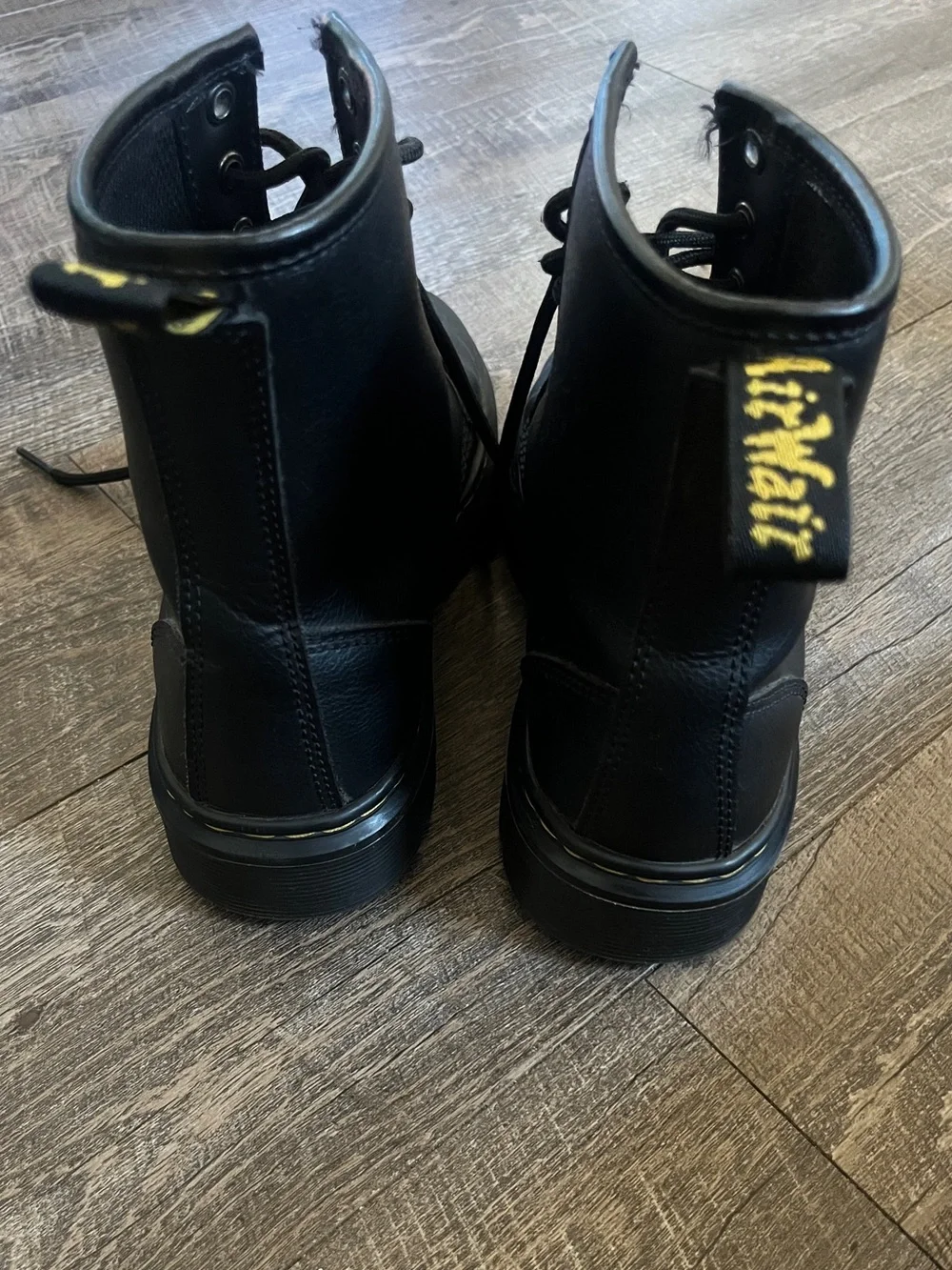 Dr. Martens Black Leather Lace-Up Ankle Boots